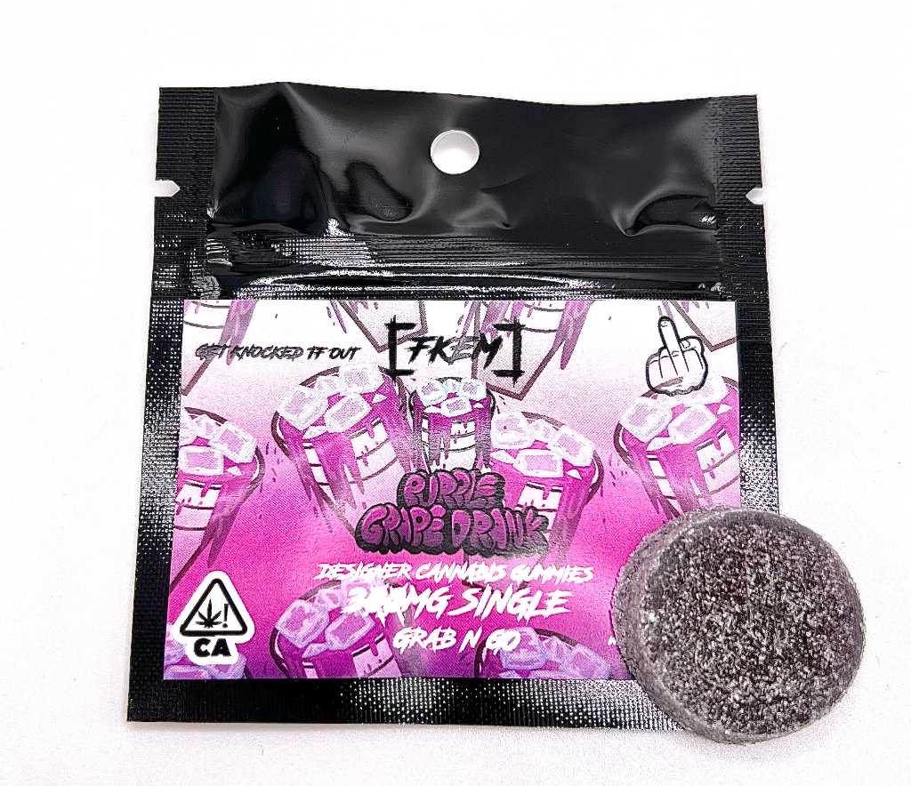FKEM Purple Drank 300mg Single Grab N Go Gummy