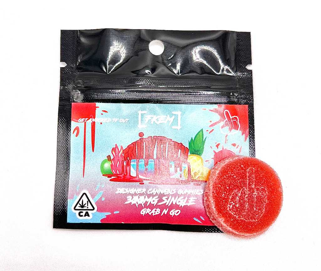 FKEM Fruit Punch 300mg Single Grab N Go Gummy