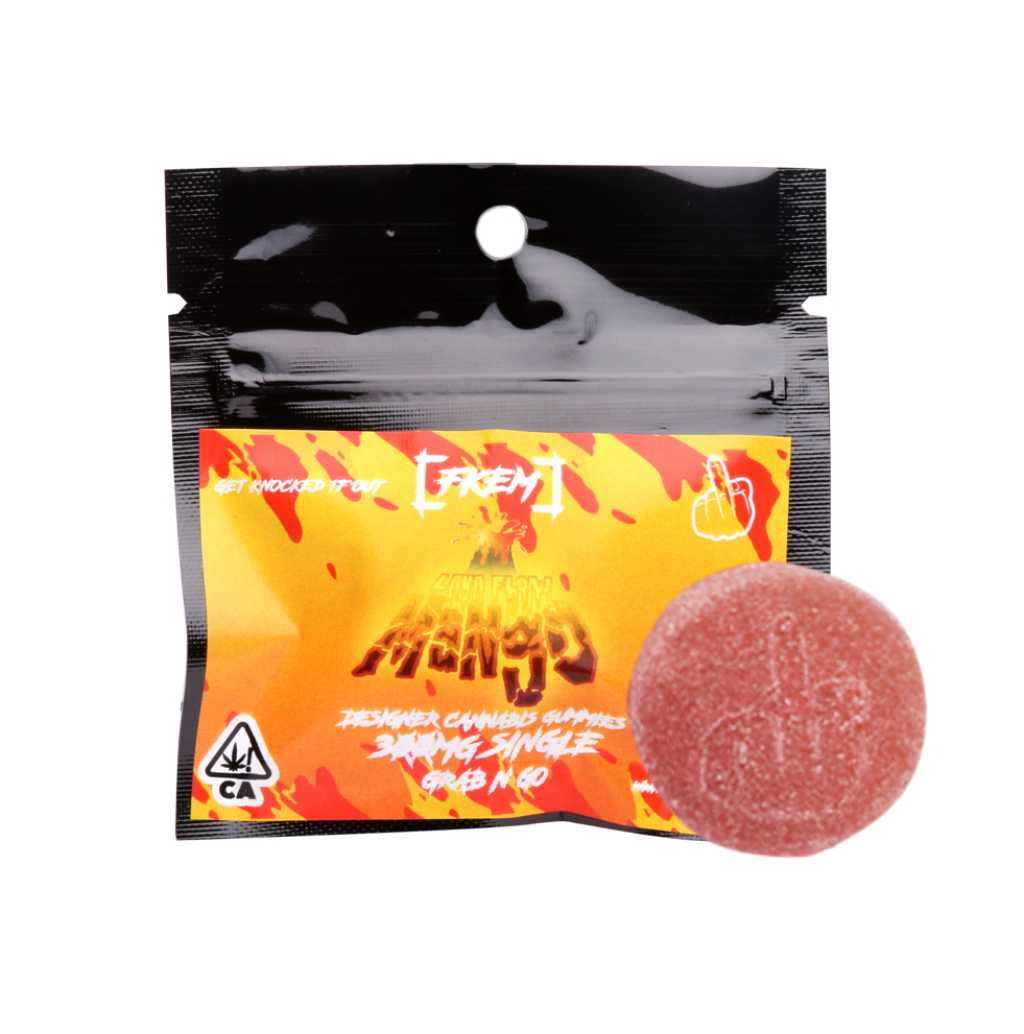 FKEM Lava Flow Mango 300mg Single Grab N Go Gummy