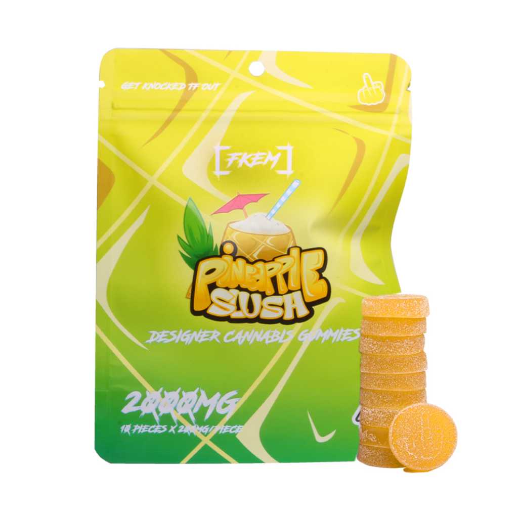 FKEM Pineapple Slush Gummies 2000mg