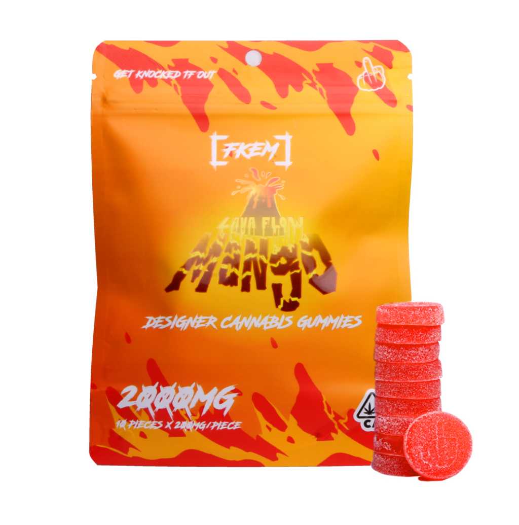 FKEM Lava Flow Mango Gummies 2000mg
