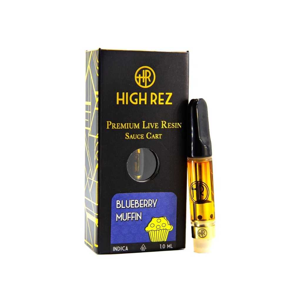 High Rez Live Resin Blueberry Muffin (1g Indica)