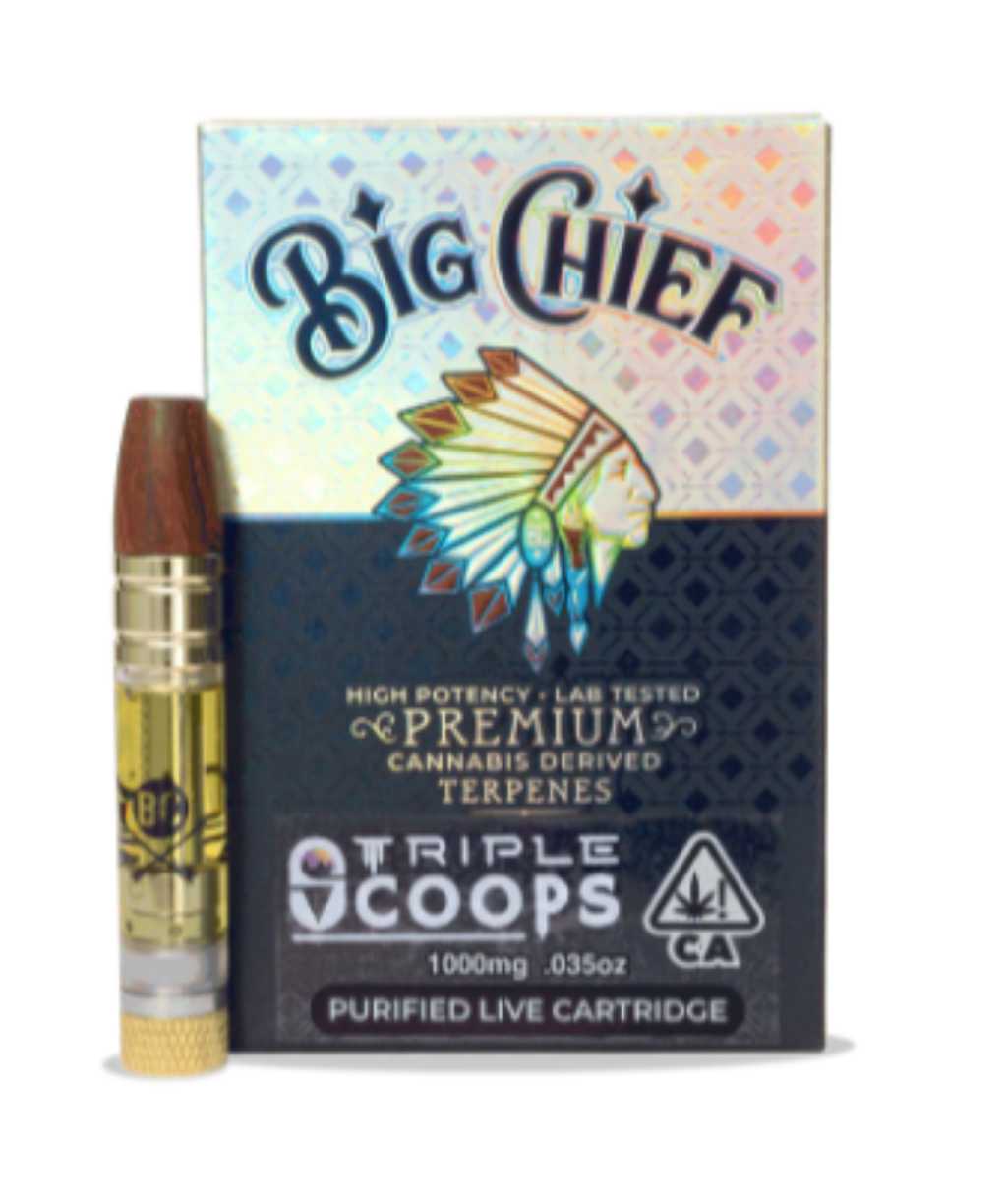 Triple Scoops CDT Cartridge (1g Indica Hybrid)