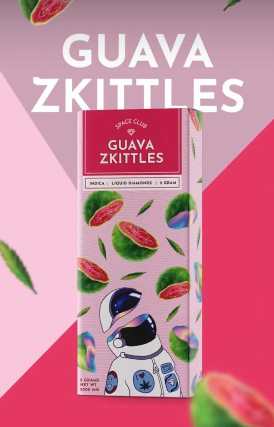 Space Club Guava Zkittles Liquid Diamonds Disposable 2g (Indica)