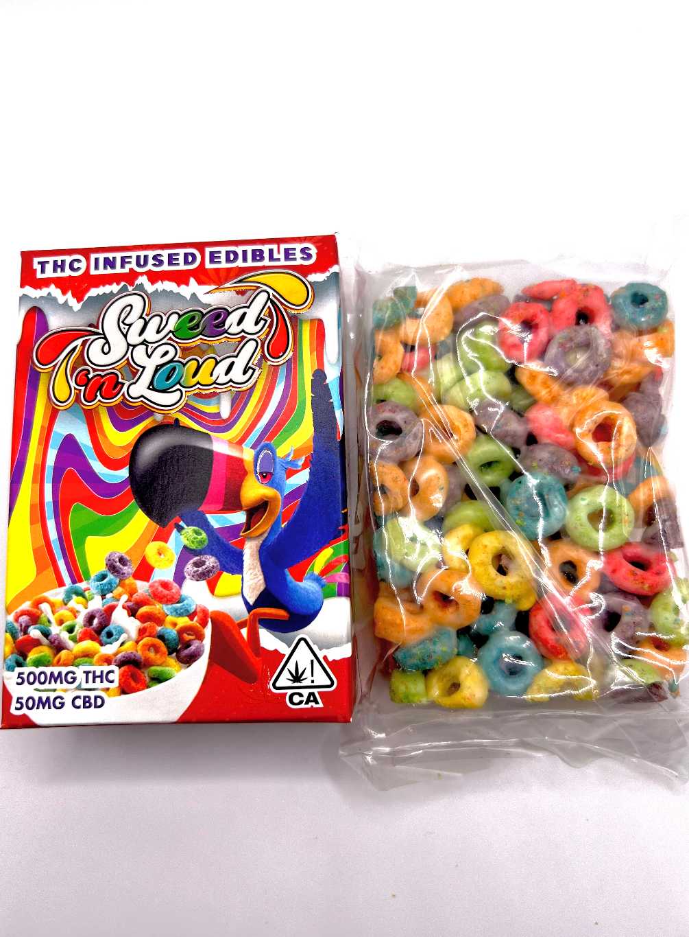 Sweed N Loud Fruit Loops Cereal Bars 500mg