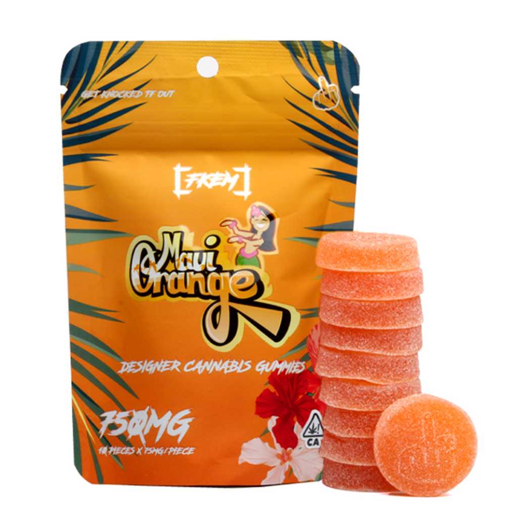 FKEM Maui Orange Gummies 750mg