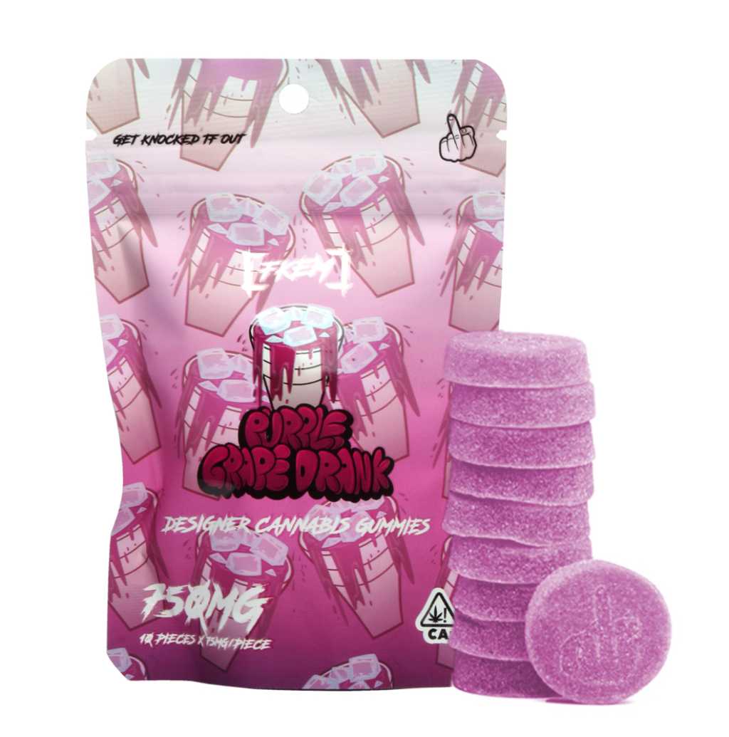 FKEM Purple Grape Drank Gummies 750mg