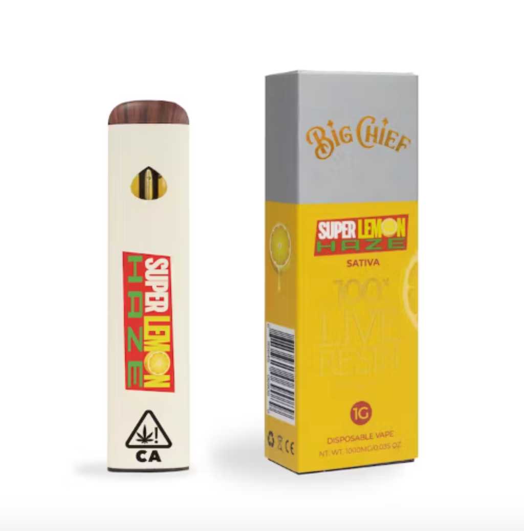 Super Lemon Haze Live Resin Disposable (1g Sativa)