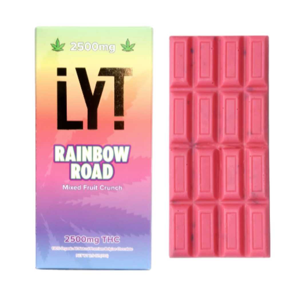 Rainbow Road Chocolate Bar 2500mg