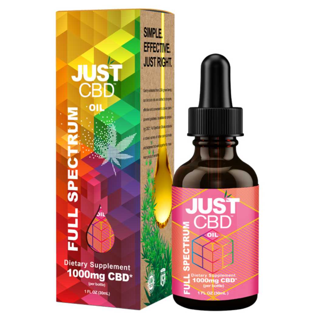 Just CBD Full Spectrum Tincture 1000mg