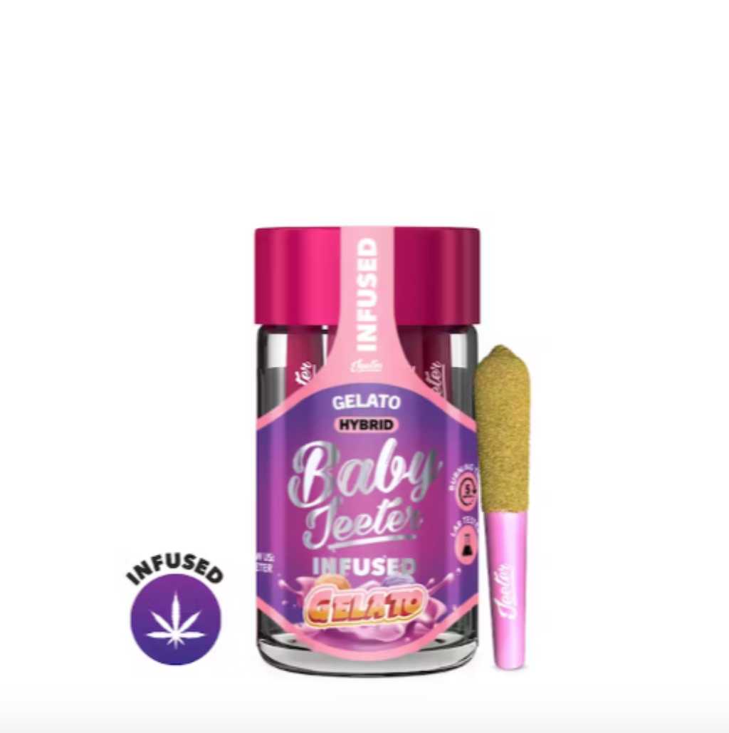 Baby Jeeter Gelato 5 Pack Infused with Liquid Diamonds (2.5g) (4 for 110.00)