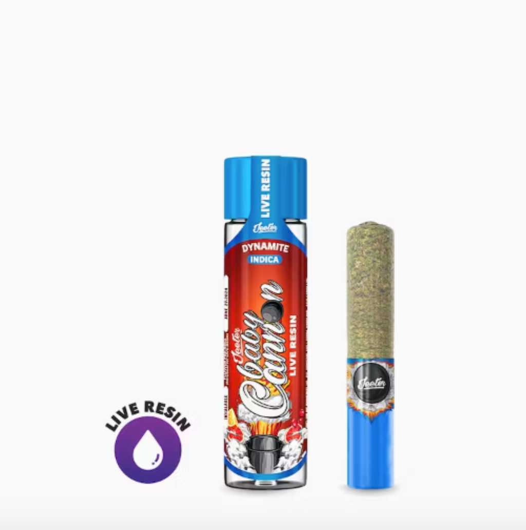 Jeeter Baby Cannon Dynamite Infused Preroll 1.3g (Indica)