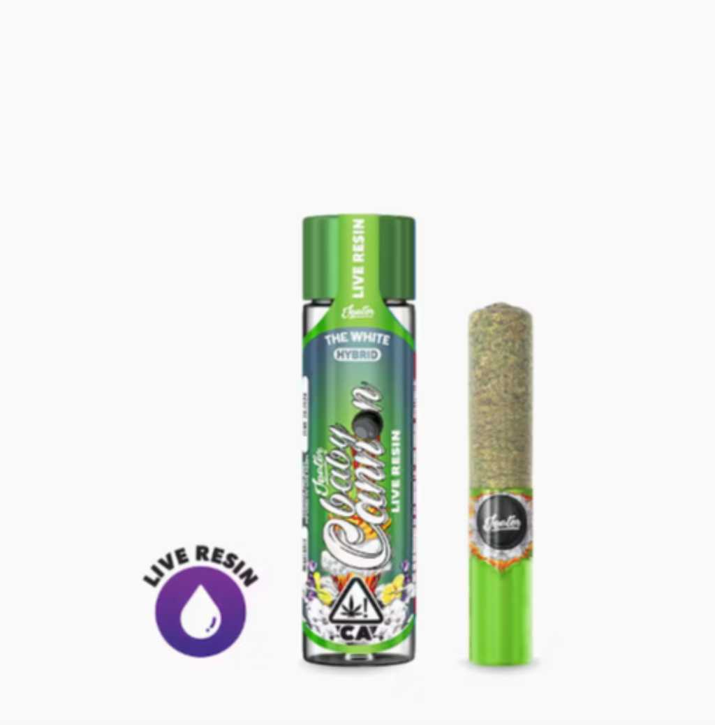 Jeeter Baby Cannon The White Infused Preroll 1.3g (Hybrid)