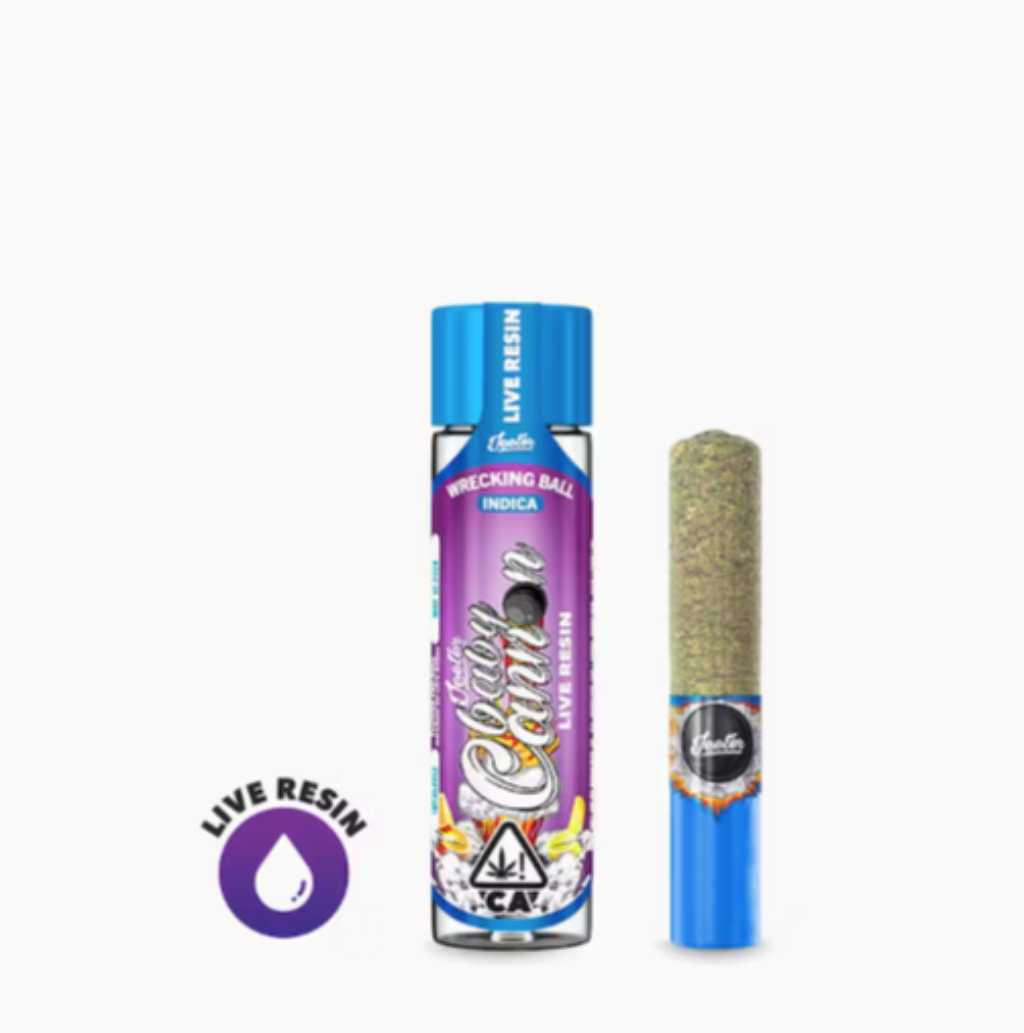Jeeter Baby Cannon Wrecking Ball Infused Preroll 1.3g (Indica)