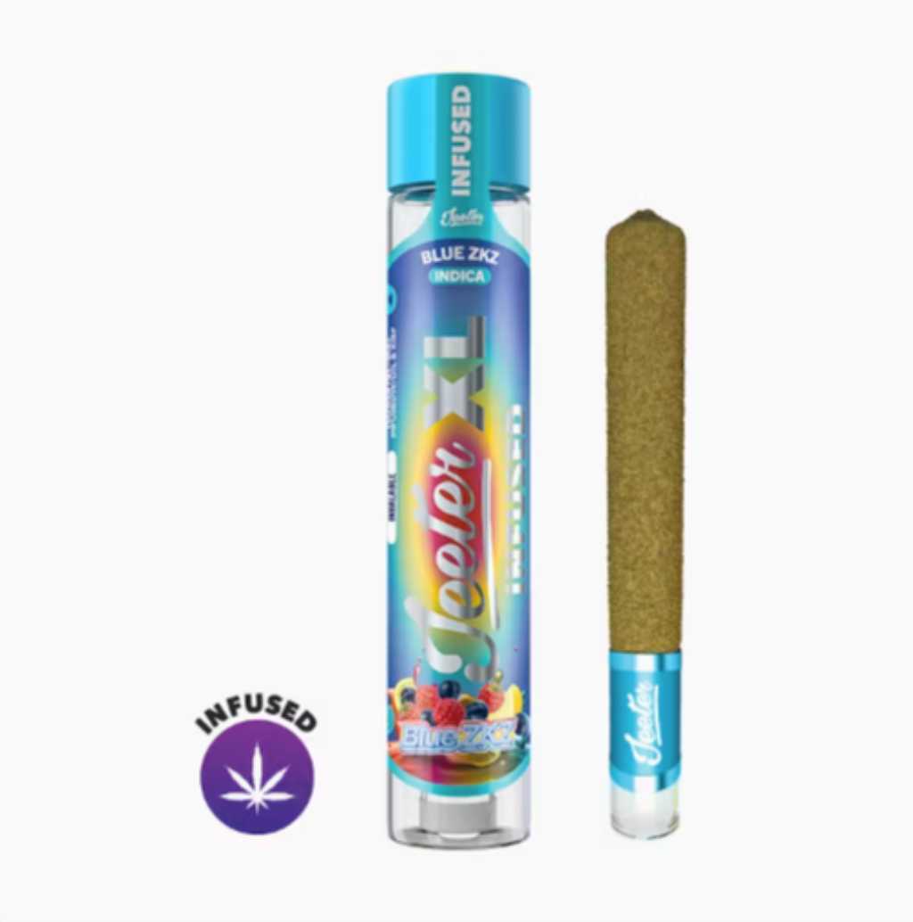 Jeeter XL Blue ZKZ Infused Preroll 2g (Indica) (4 for 100.00)