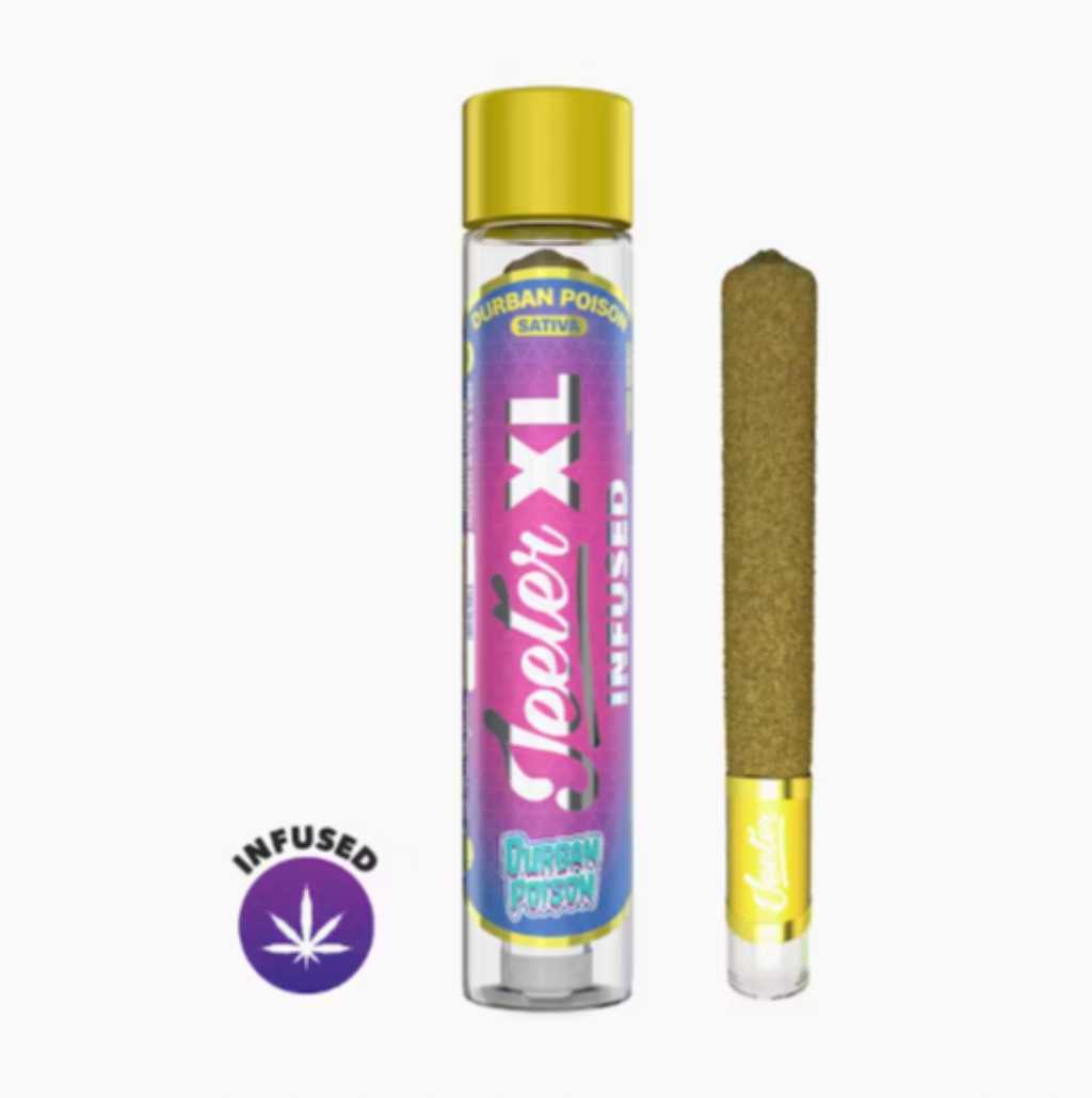 Jeeter XL Durban Poison Infused Preroll 2g (Sativa) (4 for 100.00)