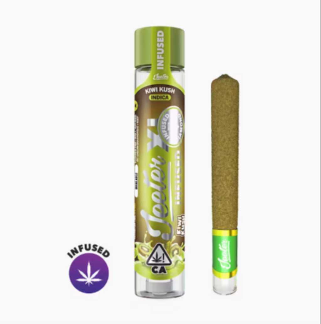 Jeeter XL Kiwi Kush Infused Preroll 2g (Indica) (4 for 100.00)