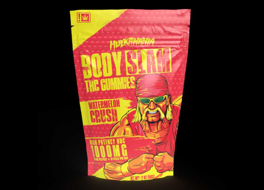 Hulkamania Watermelon Crush Gummies 1000mg