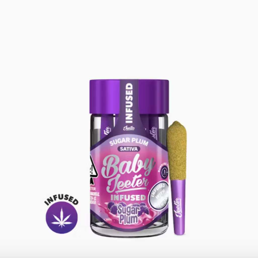 Baby Jeeter Sugar Plum 5 Pack Infused with Liquid Diamonds (2.5g) (4 for 110.00)