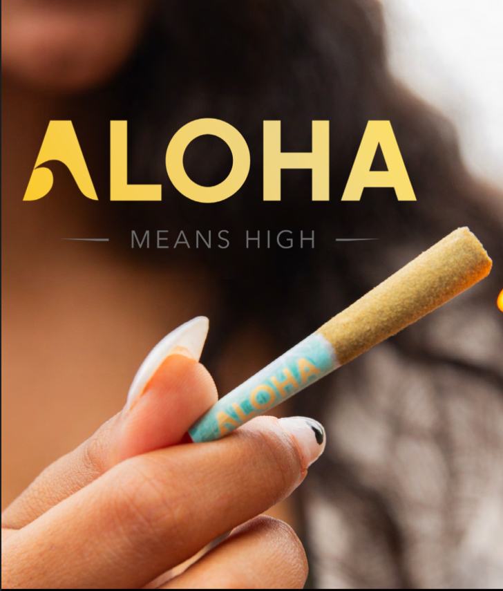 Aloha Pepe Puffs 5 Pack Infused Prerolls with Liquid Diamond (2.5g) (4 for 100.00)