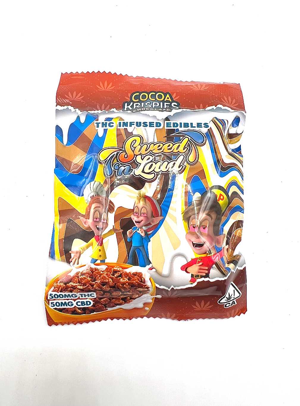 Sweed N Loud Cocoa Krispies Chocolate Cereal Bars 500mg