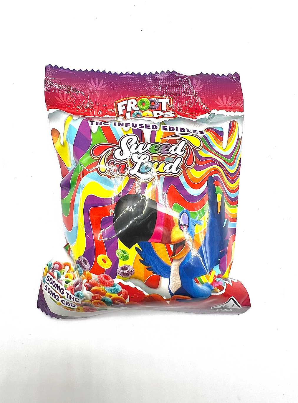 Sweed N Loud Fruit Loops Cereal Bars 500mg