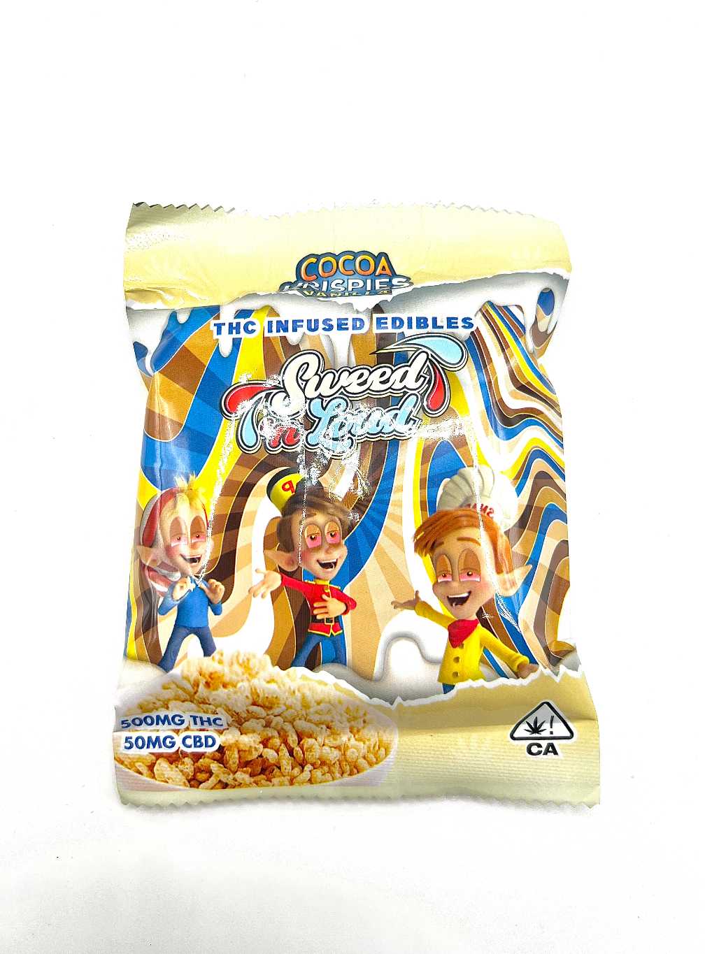 Sweed N Loud Krispies Vanilla Cereal Bars 500mg