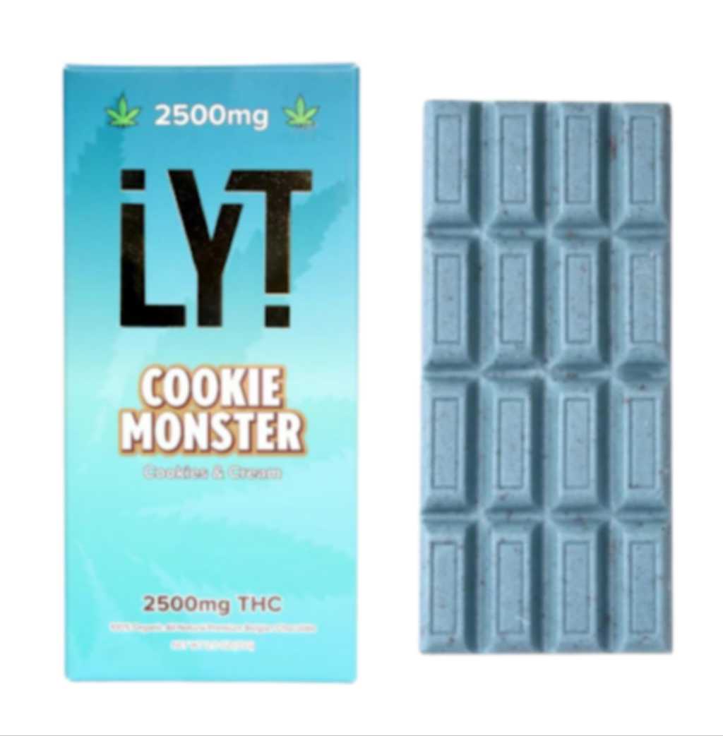 Cookie Monster Chocolate Bar 2500mg