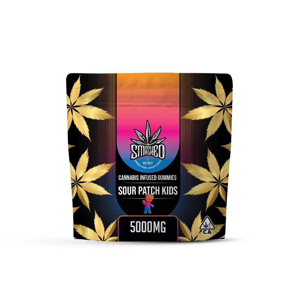 Smashed Gummies Sour Patch Kids 5000mg