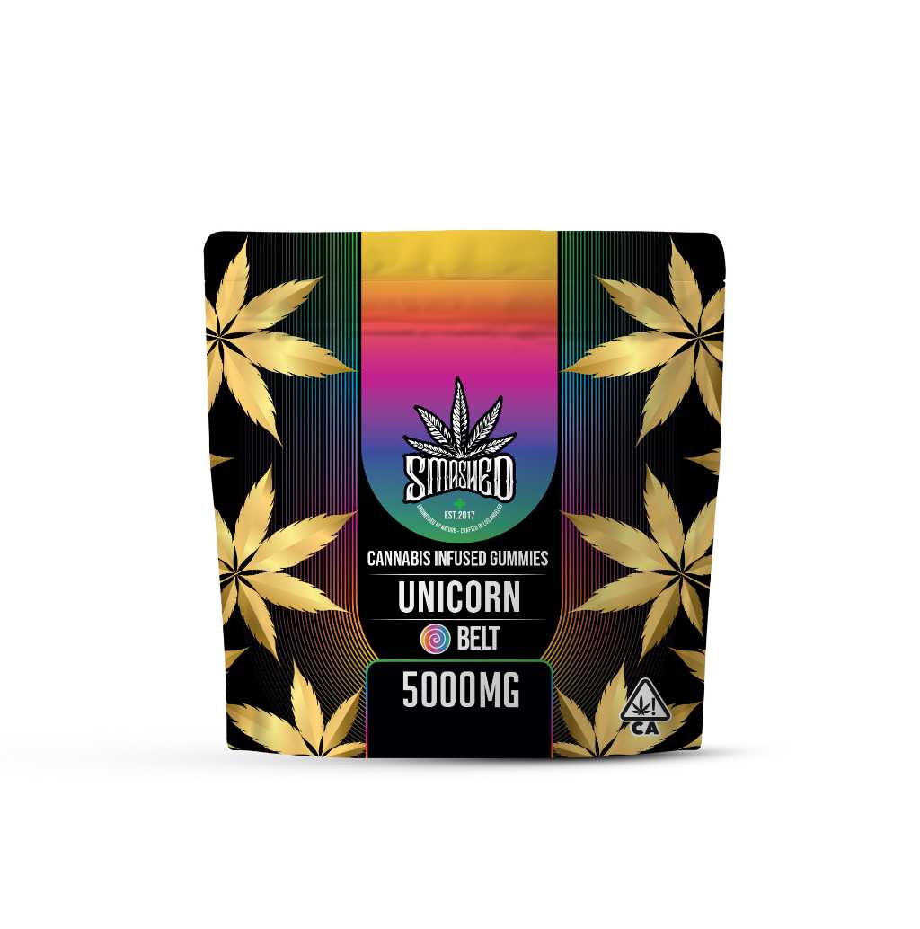 Smashed Gummies Unicorn Belts 5000mg