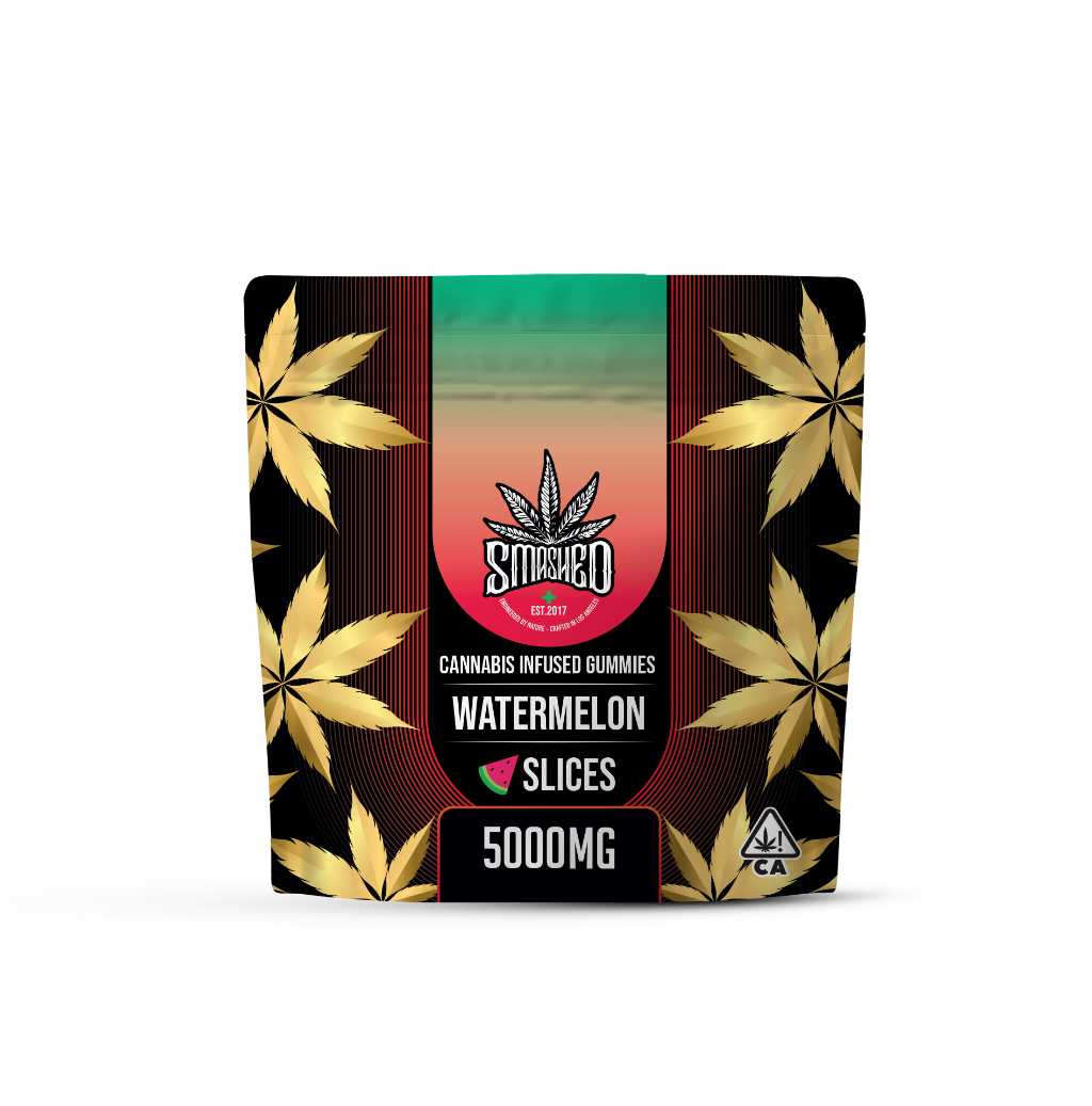 Smashed Gummies Watermelon Slices 5000mg