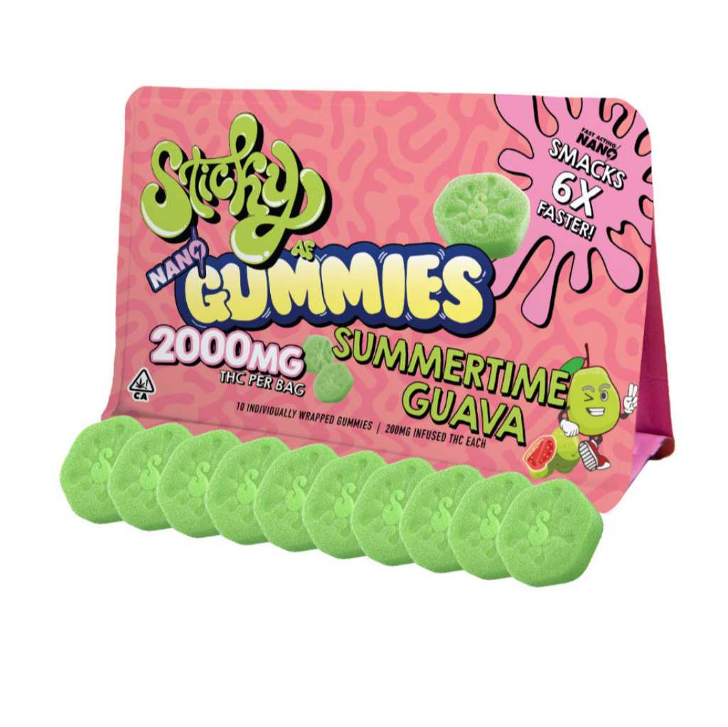 Sticky AF Summertime Guave Nano Gummies 2000mg