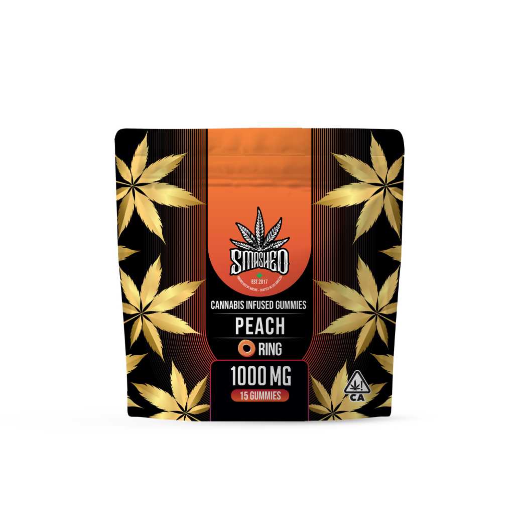 Smashed Gummies Peach Rings 1500mg