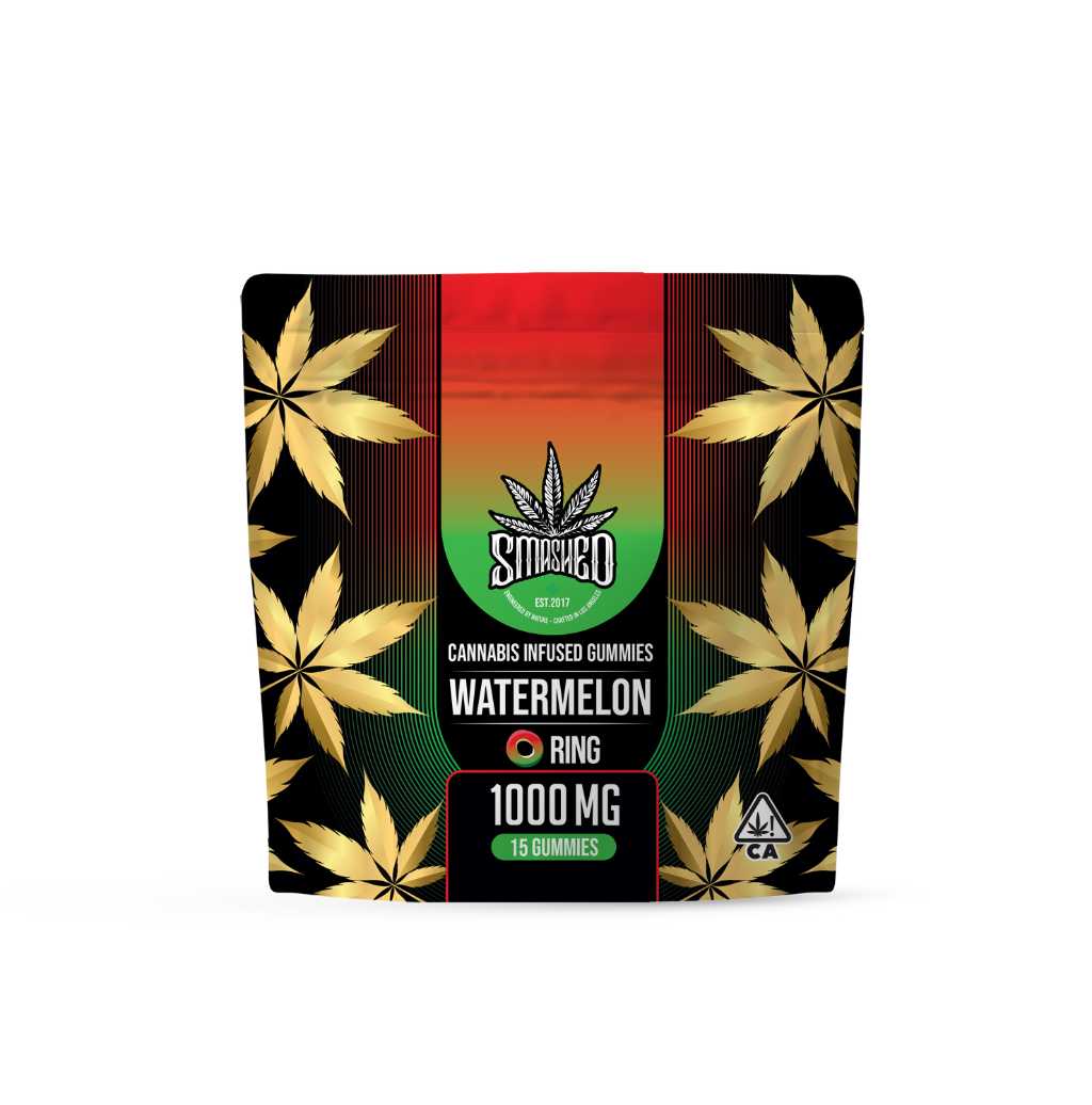 Smashed Gummies Watermelon Slices 1500mg