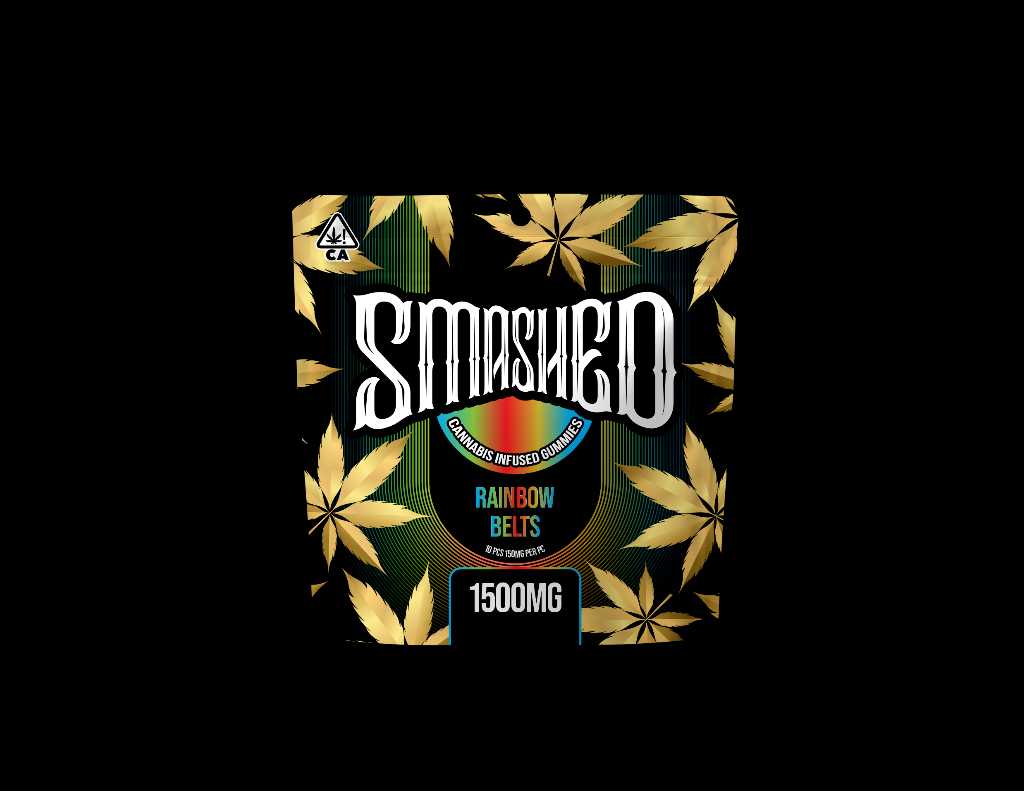 Smashed Gummies Rainbow Belts 1500mg