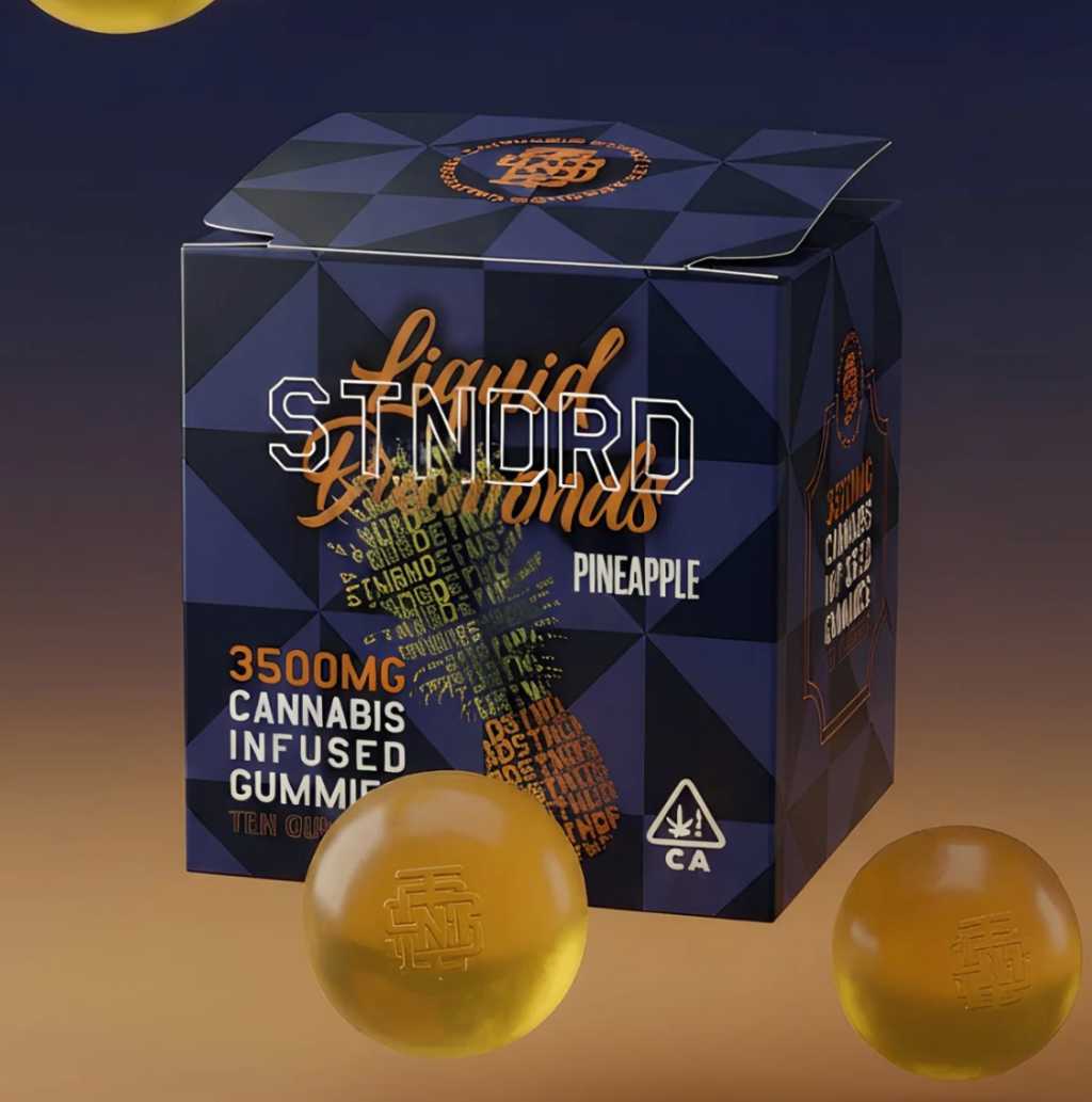 STNDRD Pineapple Liquid Diamond Gummies 3500mg