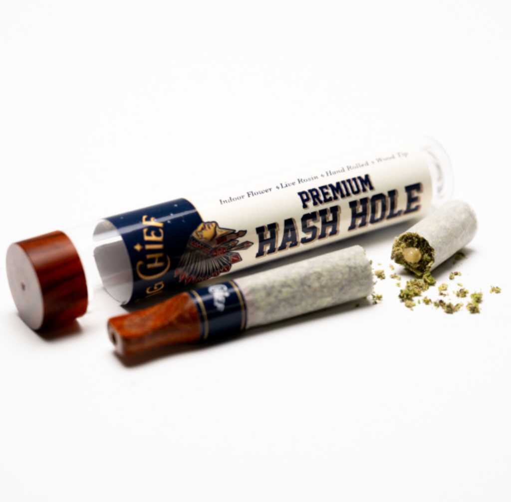 Big Chief Hash Hole Rosin Infused Prerolls 2g